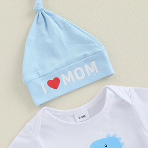 Happy 1st Mother's Day 3 Piece Outfit