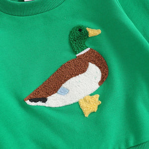 Fuzzy Mallard Top & Pants