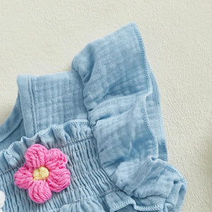 Flower Ruffle Onesie