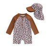 Long Sleeve Summer Swimsuit & Hat