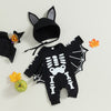 Skeleton Bat Romper Costume