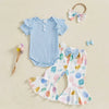 Easter Bell Bottom Outfit & Headband