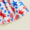 Patriotic USA Stars Skirt Outfit