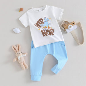 Hip Hop Bunny Easter T-shirt & Pants