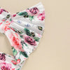 Boho Halter Floral Bell Bottoms Outfit