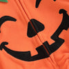 Smiling Pumpkin Hoodie Romper