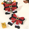 2 Pack Santa Christmas Clips