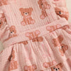 Ruffled Teddy Bear Dress & Headband
