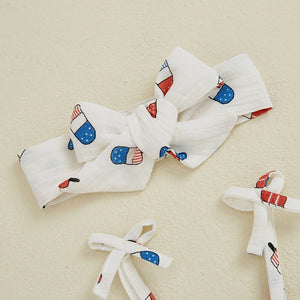 USA Ice Pop Skirt Romper & Bow