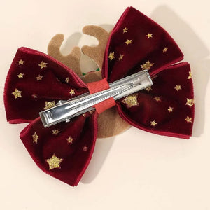 2 Pack Reindeer Christmas Bows