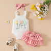 Summer Blossom Skirt Outfit & Bow