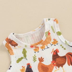 Chicken Tank Top & Shorts