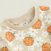 Daisy Pumpkin Fall Jogger Set