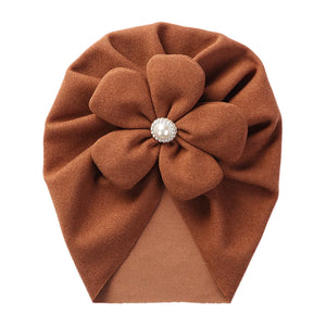Pearl Flower Turban Hat