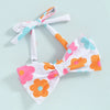 Patterned Bow Baby Bikini