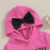 Pink Little Sis Bow Hoodie & Pants