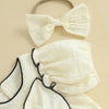Elegant Ellie Bow Romper & Headband