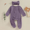 Ruffled Rosalie Footie Onesie & Bow