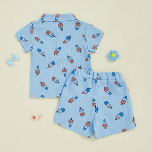 Collared Ice Pop Summer Outfit