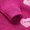 Candy Heart Knitted Love Sweater