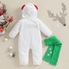 Hooded Snowman Romper