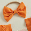 Ruffled Cherry Dress & Headband