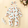 Ruffled Carrot Easter Onesie & Bow