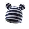 Striped Ear Beanie Hat