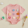 Crochet Flowers Onesie