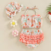 Flower Baby Swimsuit & Hat