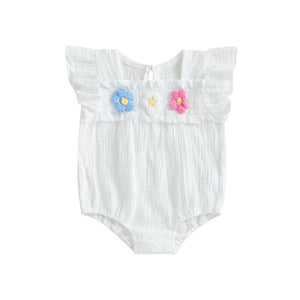 Flower Ruffle Onesie