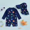 Long Sleeve Swimsuit & Hat