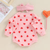 Heart Ruffle Onesie & Bow