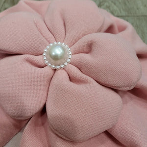 Pearl Flower Turban Hat