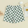 Checkered Swim Shorts