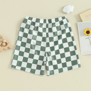 Checkered Swim Shorts