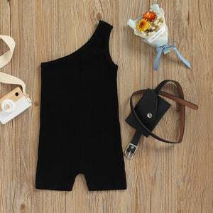 Off Shoulder Norma Romper & Belt