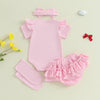 Ruffled Bani Bow 4 Piece Outfit