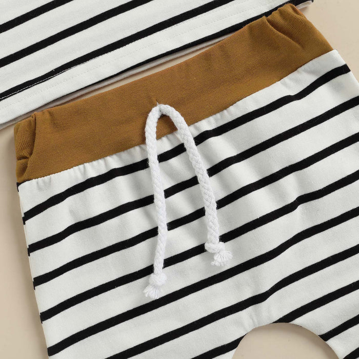 Striped Benny Button Tank & Shorts