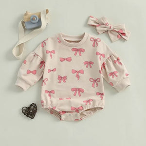Rina Ribbon Onesie & Matching Bow
