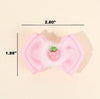 2 Pack Fruit Hair Clips