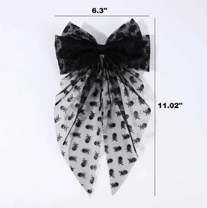 Halloween Bow Hair Clip