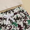 Camouflage Dog T-shirt & Shorts