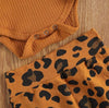 Shoulder Tie Leopard Print Summer Outfit