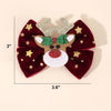 2 Pack Reindeer Christmas Bows