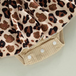 Leopard Cowgirl Ruffle Dress & Headband