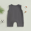 Solid Simon Pocket Romper