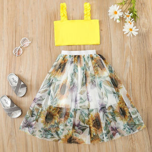Ruffle Top & Karina Sunflower Skirt