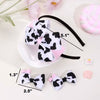 3 Piece Cow Headband & Clips