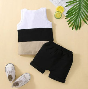 Striped Brad Tank & Shorts